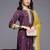 Floral Embroidered Zari Kurta With Palazzos & Dupatta