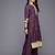 Floral Embroidered Zari Kurta With Palazzos & Dupatta