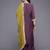 Floral Embroidered Zari Kurta With Palazzos & Dupatta
