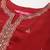 Ethnic Motifs Zari Embroidered Mirror Work Kurta With Trousers & Dupatta