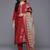 Ethnic Motifs Zari Embroidered Mirror Work Kurta With Trousers & Dupatta