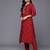 Ethnic Motifs Zari Embroidered Mirror Work Kurta With Trousers & Dupatta