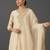 Women Embroidered Regular Thread Work Kurta with Trousers & With Dupatta