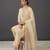 Women Embroidered Regular Thread Work Kurta with Trousers & With Dupatta
