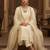 Women Regular Thread Work Kurta with Trousers & With Dupatta