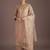 Women Regular Thread Work Kurta with Trousers & With Dupatta