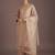 Women Regular Thread Work Kurta with Trousers & With Dupatta