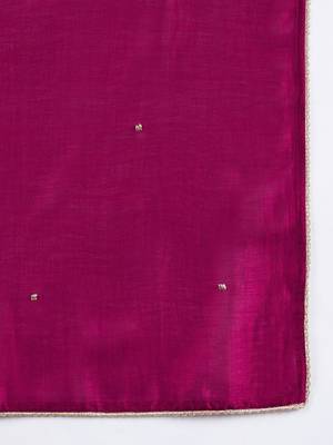 Women Ethnic Motifs Embroidered Regular Thread Work Kurta with Trousers & With Dupatta 5