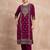 Women Ethnic Motifs Embroidered Kurta with Trousers