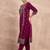 Women Ethnic Motifs Embroidered Kurta with Trousers