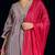 Floral Yoke Design A-Line Kurta With Palazzos & Dupatta