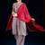 Floral Yoke Design A-Line Kurta With Palazzos & Dupatta