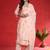 Women Ethnic Motifs Embroidered Pure Cotton A-Line Kurta with Trouser & Dupatta