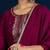 Women Embroidered Regular Beads and Stones Kurta with Trousers & Dupatta