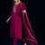 Women Embroidered Regular Beads and Stones Kurta with Trousers & Dupatta