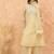 Floral Yoke Design Zari Details Straight Kurta With Trousers & Dupatta