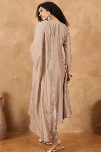 Women Ethnic Motifs Printed Anarkali Kurta with Pyjama & Dupatta