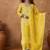 Floral Embroidered Thread Work Kurta With Trousers & Dupatta