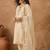 Yoke Design V-Neck Straight Kurta With Trousers & Dupatta