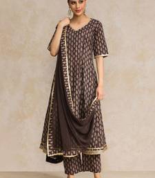 Women Floral Printed Regular Pure Cotton Kurta with Trousers & With Dupatta