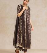 Women Floral Printed Regular Pure Cotton Kurta with Trousers & With Dupatta