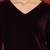 Velvet V-Neck Straight Kurta With Trousers And Dupatta