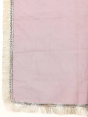Velvet V-Neck Straight Kurta With Trousers And Dupatta 4