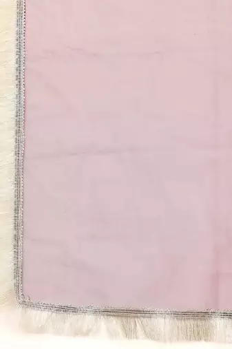 Velvet V-Neck Straight Kurta With Trousers And Dupatta