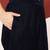 Navy Blue Embroidered Sequined Straight Kurta with Trousers & Dupatta