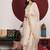 Floral Yoke Design Sequinned Keyhole Neck Straight Kurta With Trouser & Dupatta
