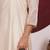 Floral Yoke Design Sequinned Keyhole Neck Straight Kurta With Trouser & Dupatta
