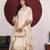 Floral Yoke Design Round Neck Regular Kurta With Palazzo With Dupatta
