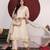 Floral Yoke Design Round Neck Regular Kurta With Palazzo With Dupatta