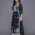 Women Floral Embroidered Angrakha Kurta with Trousers & With Dupatta