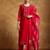 Women Floral Yoke Design Regular Thread Work Kurta with Trousers & With Dupatta