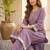 Women Ethnic Motifs Regular Thread Work Kurta with Palazzos & With Dupatta