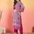 Floral Printed V-Neck Kurta With Trousers