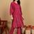 Women Printed V-Neck Kurta with Trouser