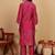 Women Printed V-Neck Kurta with Trouser