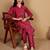 Women Printed V-Neck Kurta with Trouser