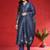 Women Floral Woven Design Regular Chanderi Silk Kurta With Trousers & Dupatta