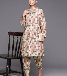 Printed Regular Kurta with Dhoti Pants