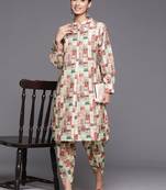 Printed Regular Kurta with Dhoti Pants