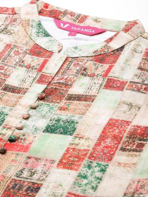 Printed Regular Kurta with Dhoti Pants 2