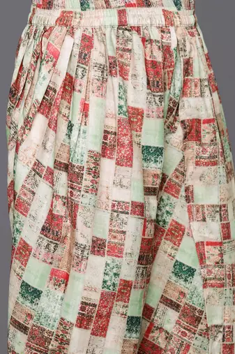 Printed Regular Kurta with Dhoti Pants