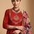 Women Floral Embroidered Regular Thread Work Kurta with Trousers & With Dupatta