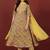 Floral Printed V-Neck Gotta Patti Pure Cotton A-Line Kurta With Trousers & Dupatta