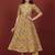 Floral Printed V-Neck Gotta Patti Pure Cotton A-Line Kurta With Trousers & Dupatta