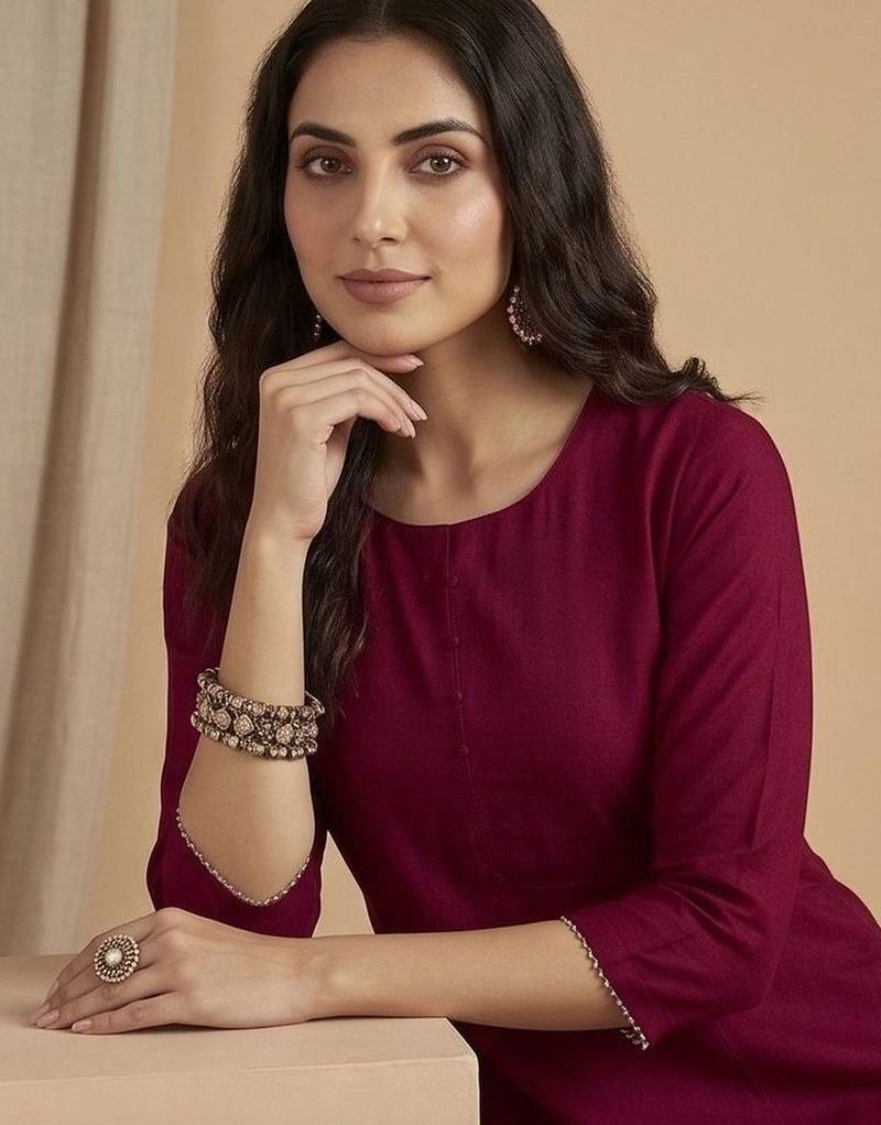 Women Ethnic Motifs Regular Thread Work Kurta with Trousers & With Dupatta