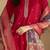 Floral Embroidered Mirror Work Kurta With Trousers & Dupatta